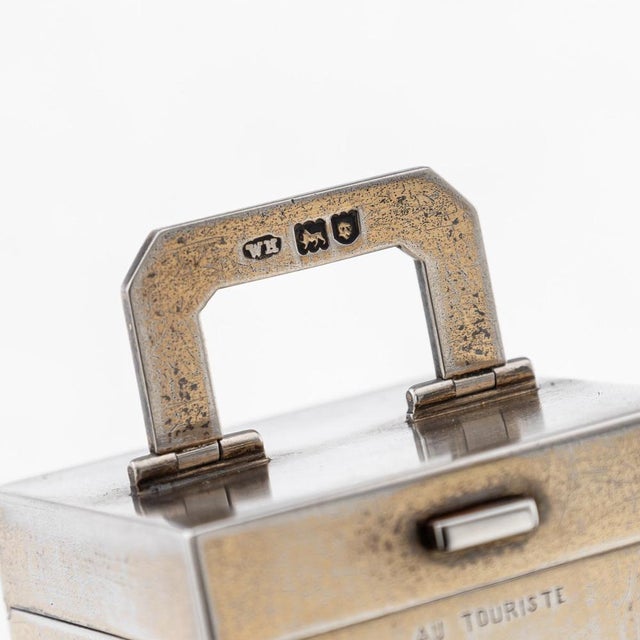 Gold Royal Silver Desk Compendium by William Hurcomb, 1904 For Sale - Image 8 of 18