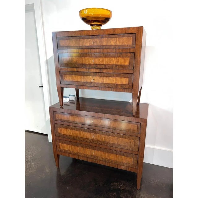 Italian Neo Classic Three Drawer Commode For Sale - Image 4 of 5