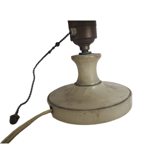 Art Deco Alabaster Bedside Lamp, Belgium, 1950s For Sale - Image 4 of 11