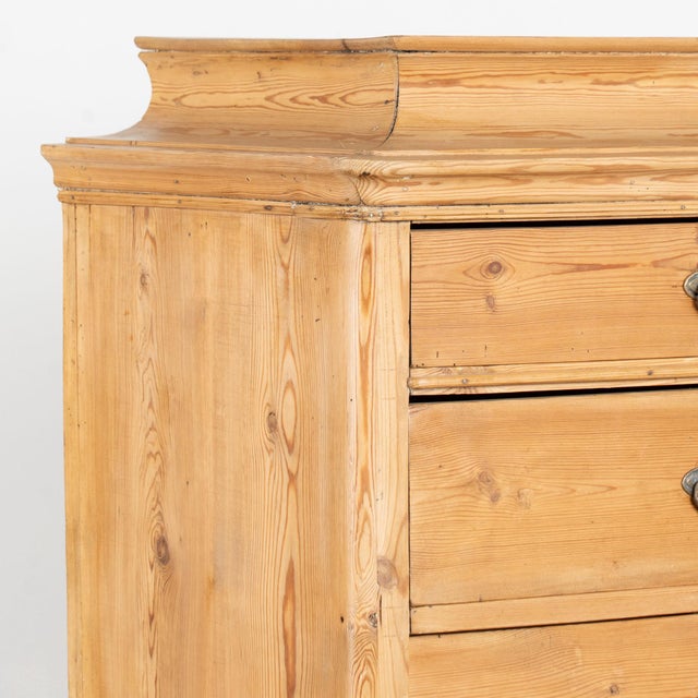 Mid 19th Century Danish Pine Highboy Chest of Seven Drawers For Sale - Image 6 of 17