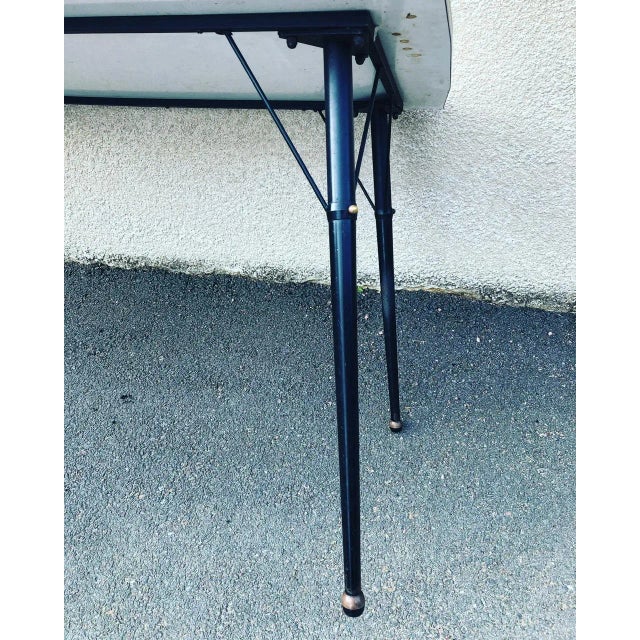Iron & Formica Dining Table, 1950s For Sale - Image 12 of 14