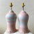 Postmodern Postmodern Pink & Blue Pottery Table Lamps - a Pair For Sale - Image 3 of 7