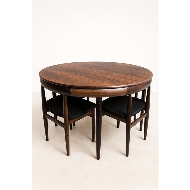 Vintage Danish Roundette Dining Set by Hans Olsen for Frem Røjle, 1960s, Set of 5 For Sale - Image 13 of 13