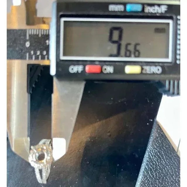 18 Karat White Gold Round Engagement Ring Setting Diamond Halo and Two Row Band For Sale - Image 11 of 11