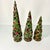 1990s Vintage Americana Boho Chic Christmas Holly Topiary Trees Holiday Accents - Set of 3. For Sale - Image 9 of 17