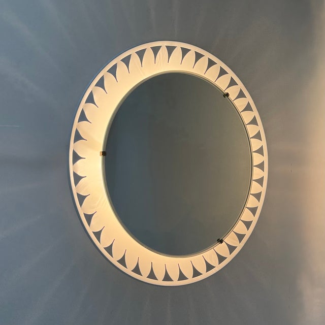 Mid-Century Modern Illuminated Mirror by Ernest Igl for Hillebrand, 1970s For Sale - Image 3 of 18