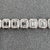 7.84 Ct Emerald Cut Bezel Set Tennis Bracelet For Sale - Image 4 of 8