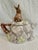 Vintage CBK Majolica Style Bunny Rabbit Tea Pot For Sale - Image 4 of 11