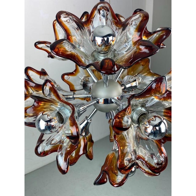 Murano Sputnik Chandelier, Italy, 1960s For Sale - Image 3 of 16