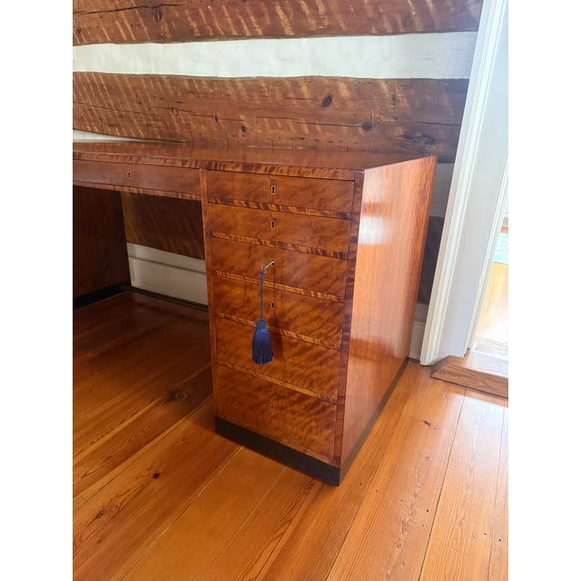 Mid-Century Modern Early 20th Century Jacob Kajer Partner Desk For Sale - Image 3 of 12