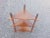 Mid-Century Modern Late 20th Century Vintage Wood Corner Shelf or Trinket Display For Sale - Image 3 of 9