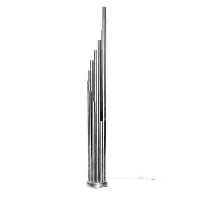 Vintage Metal Floor Lamp by Gianfranco Frattini, Italy, 1960s For Sale - Image 6 of 7