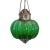 Metal Vintage Green Glass Pumpkin Pendant Light Medium For Sale - Image 7 of 7