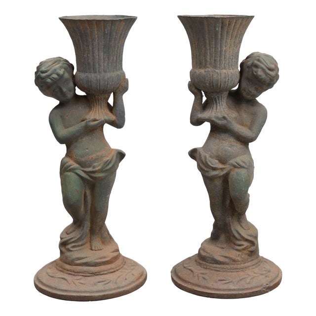 Garden Sculptures, 1900s, Set of 2 For Sale