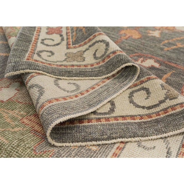 Turkish Oushak Rug 10'1" x 14'6" #20438 For Sale In Houston - Image 6 of 8