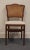 Stakmore Furniture of Owego, Ny Walnut Cane Back Folding Game Chair For Sale In Kansas City - Image 6 of 12