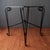 Art Deco French Art Deco Black Wrought Iron Outdoor Patio Garden Table For Sale - Image 3 of 18