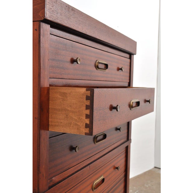 Modular Mahogany Chest of Drawers, 1950s For Sale - Image 6 of 14
