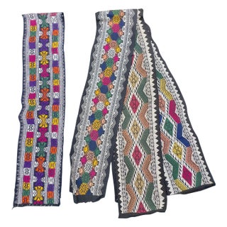 Laos Hand-Woven Textiles, 4 Total For Sale