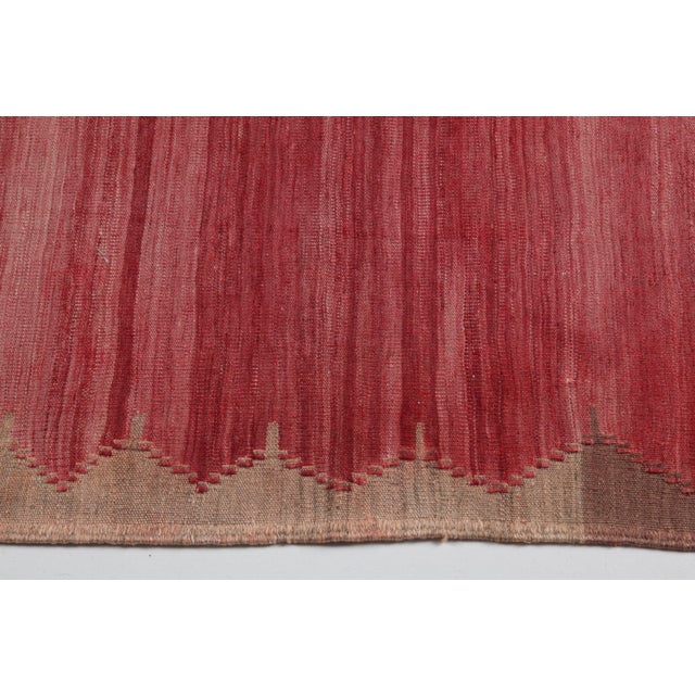 1940s Vintage Handmade Flatweave Floor Kilim Rug For Sale - Image 11 of 12