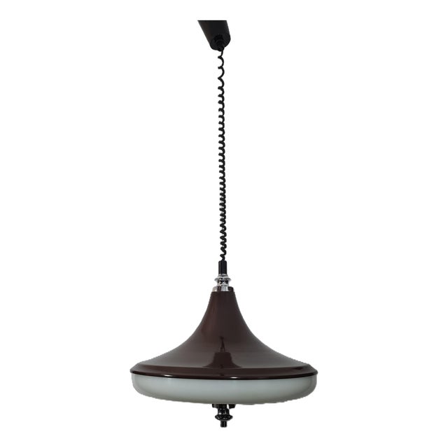 Space Age UFO Pendant Lamp from Massive, Belgium, 1970s For Sale