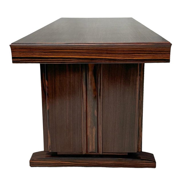 1920s Art Deco Macassar Ebony Coffee Table by Gebroeders Reens, 1930s For Sale - Image 5 of 9