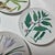 Ceramic Asian Botanical Plates- Set of Four For Sale - Image 7 of 12