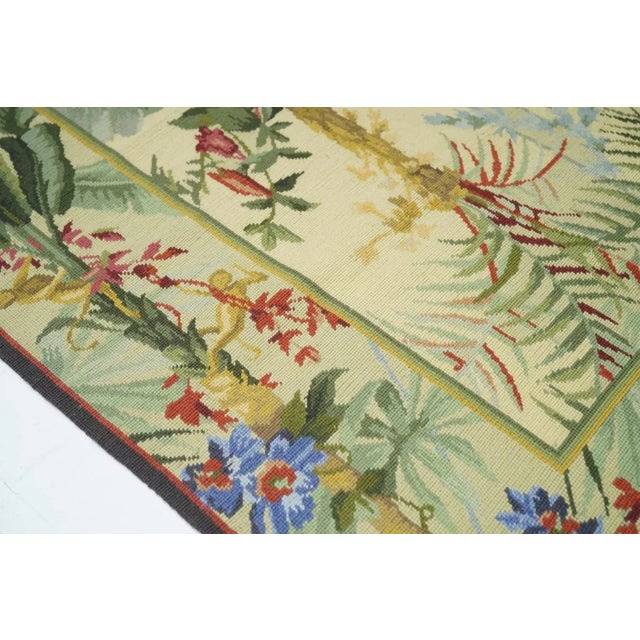 French Aubusson Design Rug 5'11'' X 8'11'' For Sale In New York - Image 6 of 10
