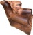 Restoration Hardware Churchill Leather Lounge Chair For Sale - Image 13 of 18