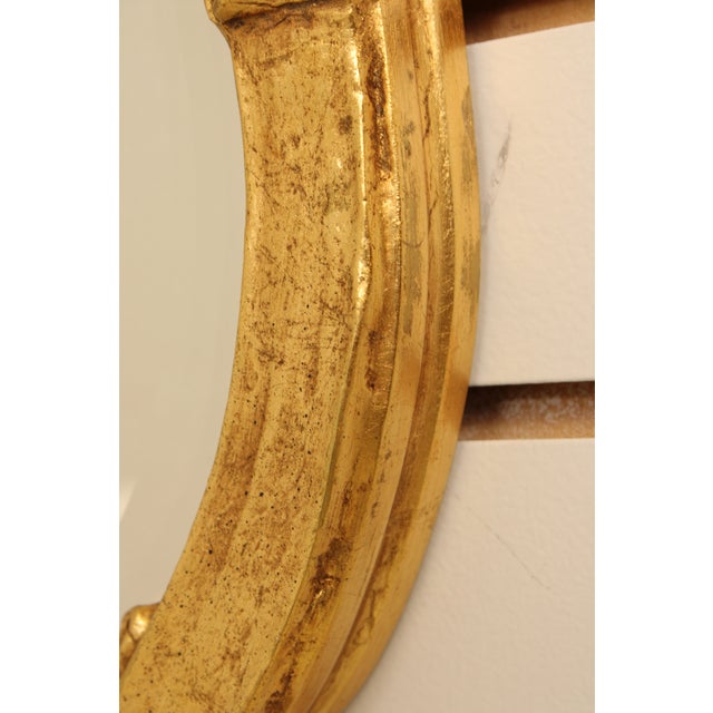 Friedman Brothers Gold Finish Beveled Glass Mirror For Sale - Image 9 of 14