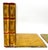 Mid 20th Century Pair of Vintage Italian Florentine Giltwood Bookends | Faux Book Spine Design - Mid- Century, Shabby Chic, Neoclassical, Library For Sale - Image 5 of 13