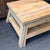 Fabulous, vintage reclaimed Oak coffee table, with twisting or rotating top, that is easily adjustable in height, from...