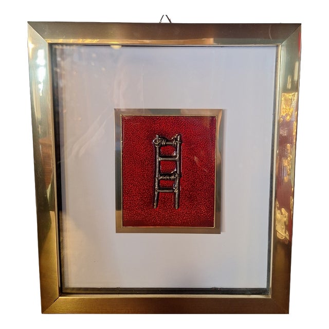 La Scala Multiple Wall Sculpture in Silver Metal by Emilio Scanavino, Italy, 1950s For Sale