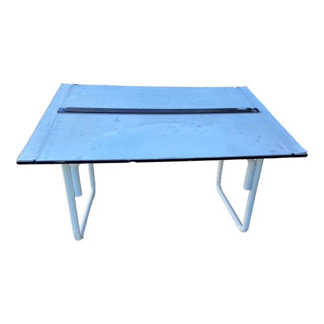 Late 20th Century Architetto Neolt Tubular Drafting Table For Sale