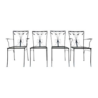 Vintage Salterini Garden Chairs - Set of 4, Attributed For Sale