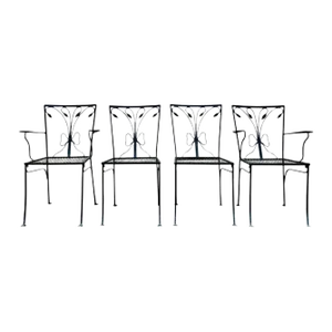 Vintage Salterini Garden Chairs - Set of 4, Attributed