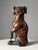18th century hand-carved solid wooden dog after the story of Saint Rocco from Venice. The object is in overall beautiful...