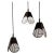 Black Ensemble of Notic Pendant Lamps by Bower Studio, Set of 3 For Sale - Image 8 of 8