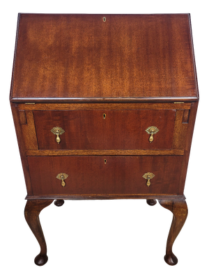 Vintage Writing Desk in Leather, 1930s