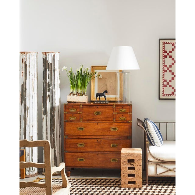 Wood Tall Cork Stools For Sale - Image 7 of 8