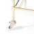 Mid 20th Century Mid-Century Modern Two-Tier Bar Cart in Antiqued Nickel Finish For Sale - Image 5 of 18