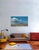 Where It Gathers by Michael Magrin | Oil on Canvas Prairie Landscape With Storm Clouds For Sale - Image 9 of 14