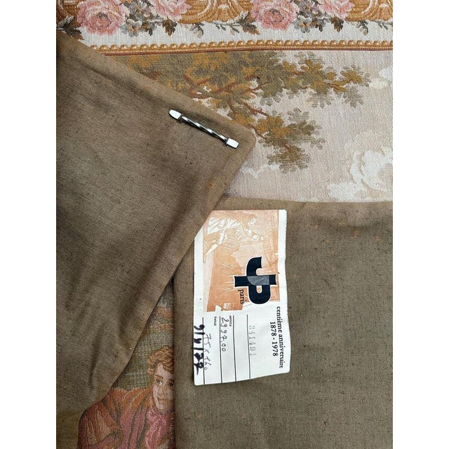 Vintage French Jacquard Tapestry, 1980s For Sale - Image 17 of 18
