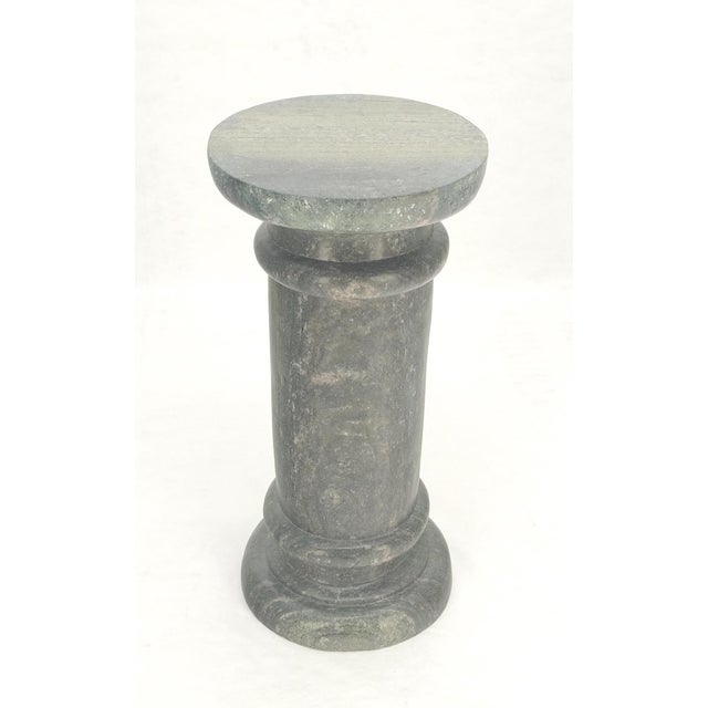 Large 15" Diameter Turned Marble Pedestal MINT