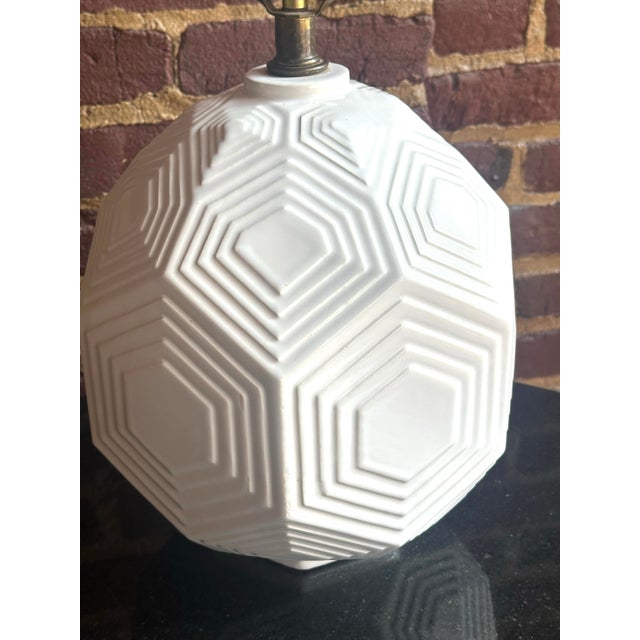 1960s Mid Century Modern Geometric Table Lamp For Sale - Image 5 of 7