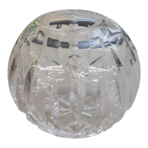 Original Waterford Cut Crystal Ball Candle Holder