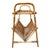 Brown Italian Rattan Side Table, 1950s For Sale - Image 8 of 14