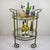 Mid-Century Modern Vintage French Brass Bar Cart, 1950s For Sale - Image 3 of 18