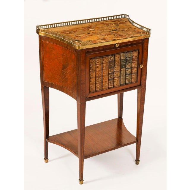 Antique French Walnut and Tulipwood Bedside Cabinets, 1900s, Set of 2 For Sale - Image 12 of 18