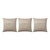 Brown Striped Kilim Pillow Cover 19'' X 20'' - Set of Three For Sale - Image 4 of 4